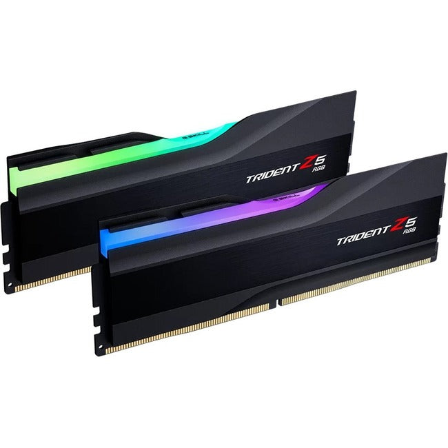 G.SKILL Trident Z5 RGB RAM Module for Motherboard - 32 GB (2 x 16GB) - DDR5-6600/PC5-52800 DDR5 SDRAM - 6600 MHz - CL34 - 1.40 V - Retail G.SKILL Trident Z5 RGB RAM Module for Motherboard - 32 GB (2 x 16GB) - DDR5-6600/PC5-52800 DDR5 SDRAM - 6600 MHz - CL34 - 1.40 V - Retail